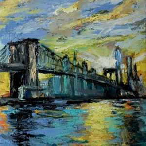 brooklyn bridge painting